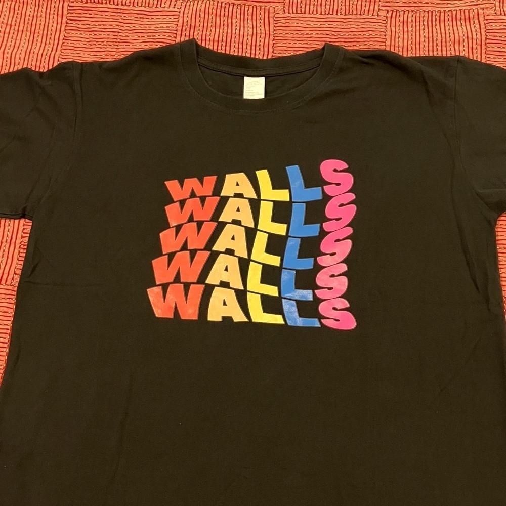 Louis Tomlinson Walls Black t-shirt with graphics